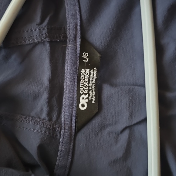 Outdoor Research Navy and Teal Half-Zip Jacket - Picture 2 of 3